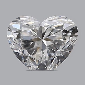 Heart diamond — real photo