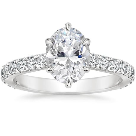 18K White Gold Luxe Sienna Diamond Bridal Set (1 1/8 ct. tw.)