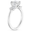 18K White Gold Stella Diamond Ring, smallside view