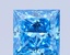 1.01 Ct. Fancy Vivid Blue Princess Lab Grown Diamond