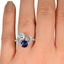 The Glavcia Ring, smallzoomed in top view on a hand