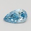 2.09 Ct. Fancy Vivid Blue Pear Lab Grown Diamond