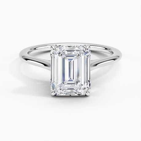 Platinum 1.4mm Provence Solitaire Ring