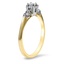 The Janine Ring, smalltop view on a hand