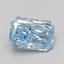 2.02 Ct. Fancy Vivid Blue Radiant Lab Grown Diamond