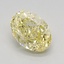 1.06 Ct. Fancy Intense Yellow Oval Lab Grown Diamond