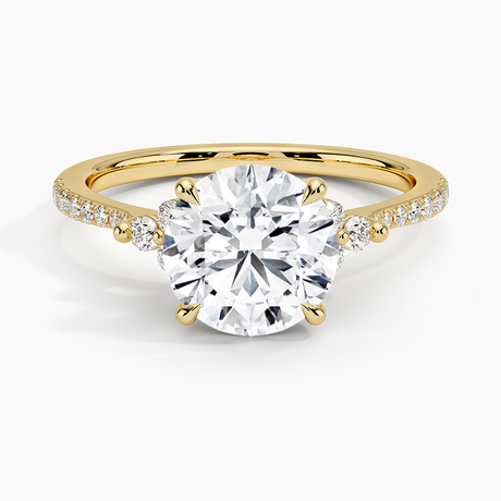 Trio Cluster Pavé Diamond Ring