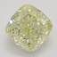 1.24 Ct. Fancy Light Yellow Cushion Diamond