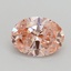 1.61 Ct. Fancy Intense Pink Oval Lab Grown Diamond