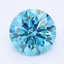 1.73 Ct. Fancy Vivid Blue Round Lab Grown Diamond