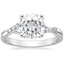 18K White Gold Chamise Diamond Ring (1/15 ct. tw.), smalltop view