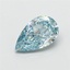 1.06 Ct. Fancy Vivid Blue Pear Lab Grown Diamond