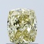 1.10 Ct. Fancy Intense Yellow Cushion Lab Grown Diamond