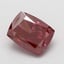 2.42 Ct. Fancy Deep Pink Cushion Lab Grown Diamond