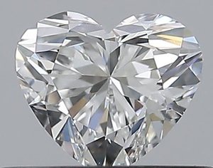 Heart diamond — real photo
