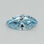 1.00 Ct. Fancy Vivid Blue Marquise Lab Grown Diamond