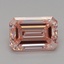 1.54 Ct. Fancy Intense Pink Emerald Lab Grown Diamond