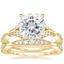 18KY Moissanite Zinnia Diamond Bridal Set (1/2 ct. tw.), smalltop view