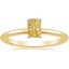 18K Yellow Gold Four-Prong Comfort Fit 1.5mm Ring, smalltop view