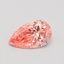 0.51 Ct. Fancy Vivid Pink Pear Lab Grown Diamond