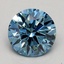 1.05 Ct. Fancy Vivid Blue Round Lab Grown Diamond