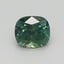 5.2x4.7mm Green Cushion Montana Sapphire