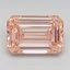 4.03 Ct. Fancy Intense  Pink Emerald Lab Grown Diamond
