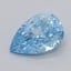 0.51 Ct. Fancy Vivid  Blue Radiant Lab Grown Diamond
