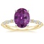 18K Yellow Gold Dominique Diamond Ring (1/3 ct. tw.), smalltop view