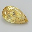 1.78 Ct. Fancy Vivid Yellow Pear Lab Grown Diamond
