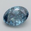 2.64 Ct. Fancy Vivid  Blue Oval Lab Grown Diamond