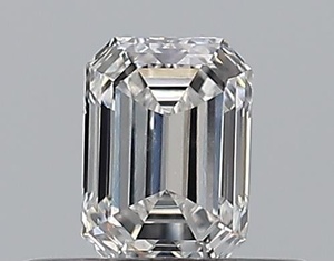 Emerald diamond — real photo