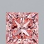 2.21 Ct. Fancy Vivid Pink Princess Lab Grown Diamond