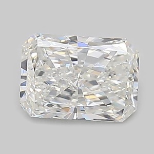 Radiant diamond — real photo