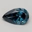 0.56 Ct. Fancy Vivid Blue Pear Lab Grown Diamond