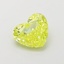 1.09 Ct. Fancy Vivid  Yellow Heart Lab Grown Diamond