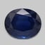 10.7x8.7mm  Blue  Oval   Sapphire