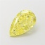 2.31 Ct. Fancy Intense Yellow Pear Lab Grown Diamond