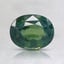 7.1x5.7mm Unheated Parti-Color Oval Sapphire
