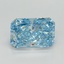 5.04 Ct. Fancy Vivid Blue Radiant Lab Grown Diamond