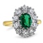 Art Deco Emerald Vintage Ring