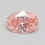 1.20 Ct. Fancy Vivid Pink Oval Lab Grown Diamond