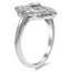 The Tiber Ring, smalltop view on a hand