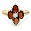 Modern Garnet Vintage Ring