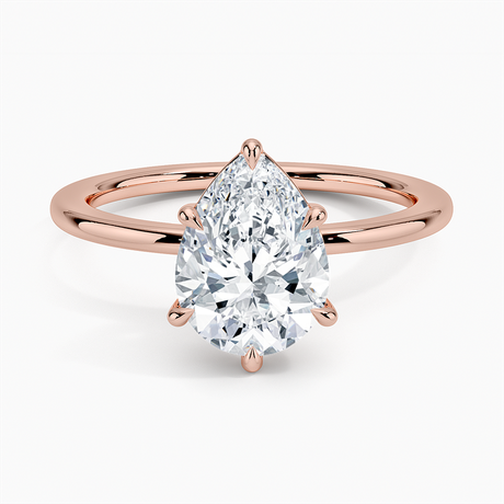 14K Rose Gold Audrey Perfect Fit 1.4mm Solitaire Ring