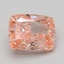 7.00 Ct. Fancy Vivid Pink Cushion Lab Grown Diamond