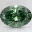 2.16 Ct. Fancy Vivid Pacific Green Oval Lab Grown Diamond