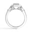 Art Deco-Inspired Halo Diamond Ring, smallview