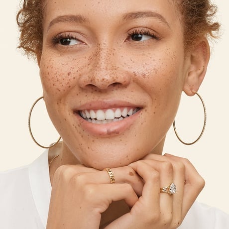 Large Diamond Hoop Earrings (1/3 ct. tw.)