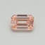 0.33 Ct. Fancy Vivid Pink Emerald Lab Grown Diamond